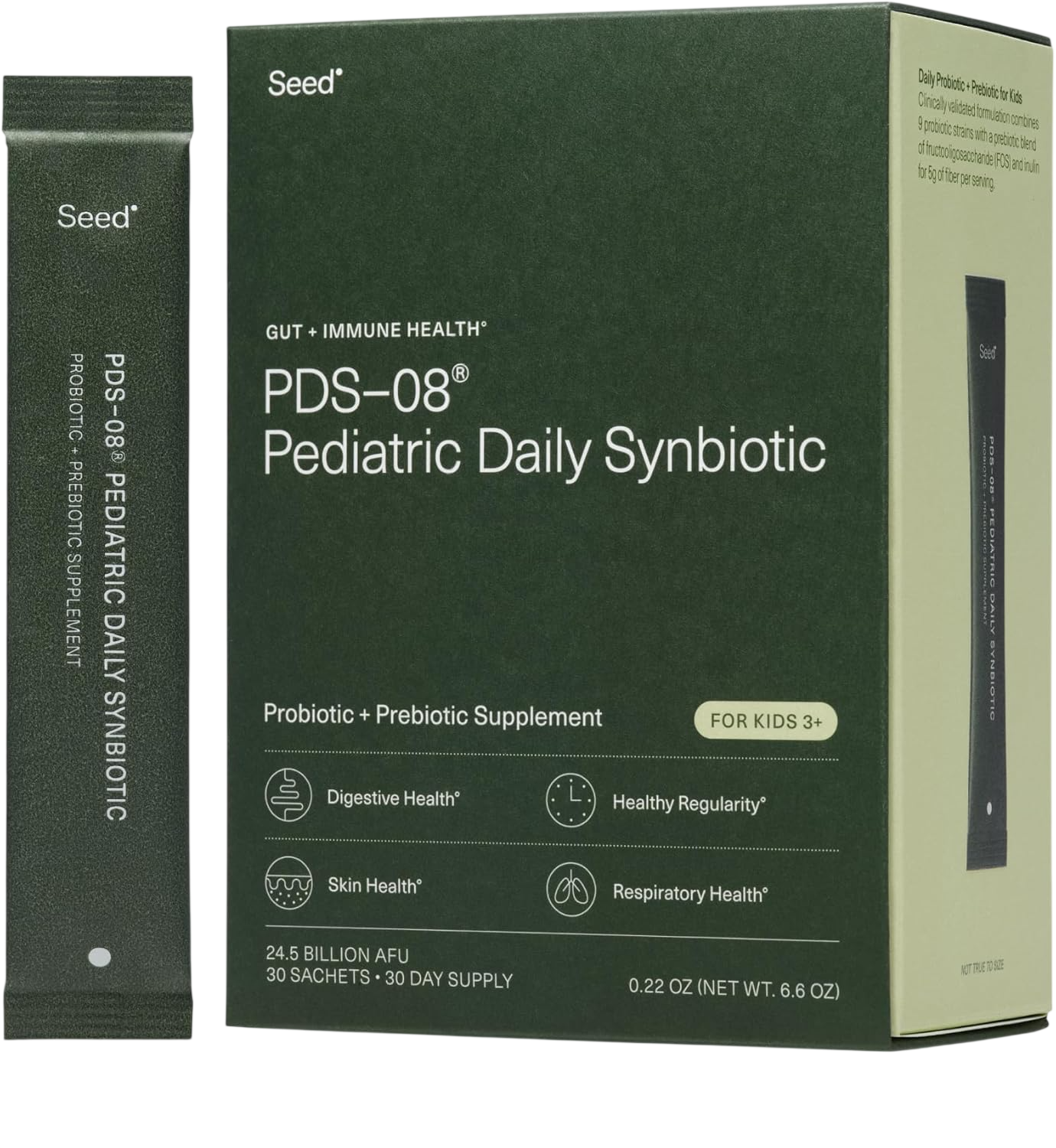 08 Pediatric Daily Synbiotic - Probiotic + Prebiotic by Seed Probiotics